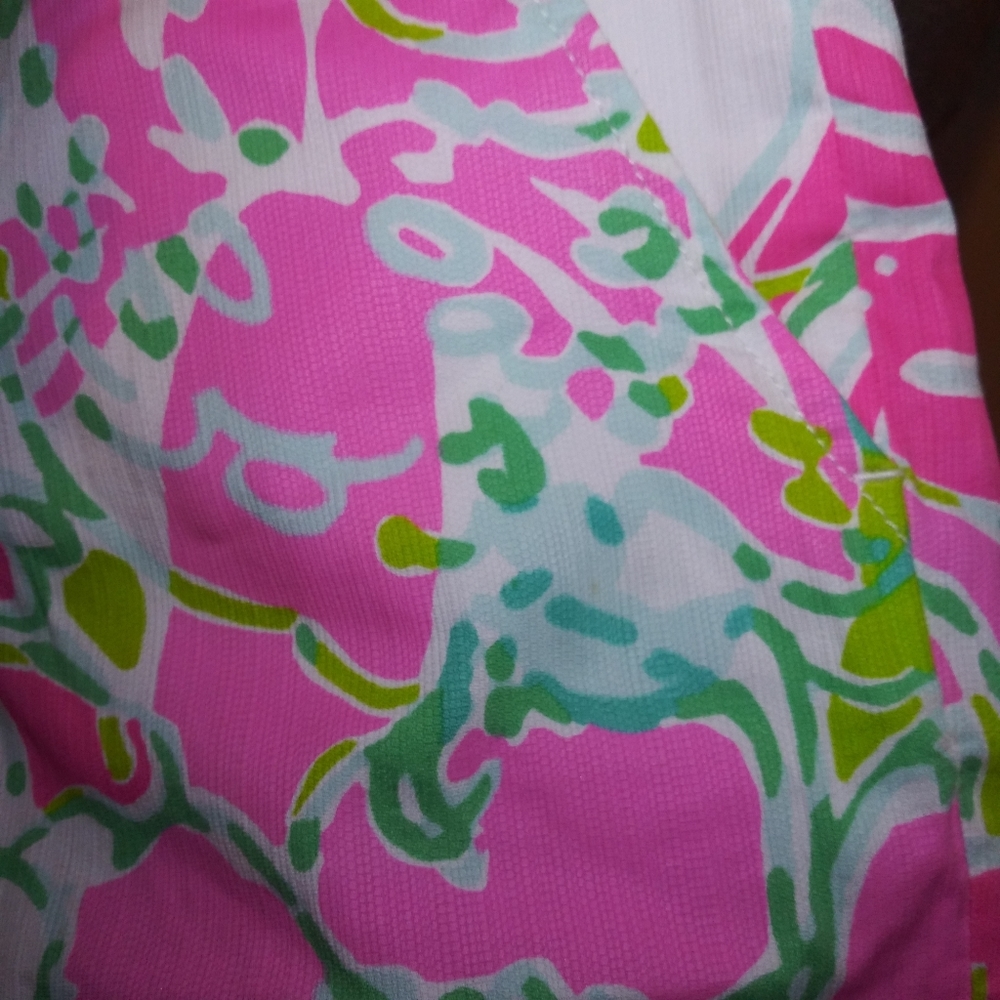 Lilly Pulitzer What The Cluck Barbiecore Buttercup Shorts - Picture 6 of 12